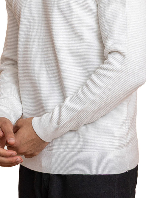 White Design 2420 Round Pullover - Khotwh